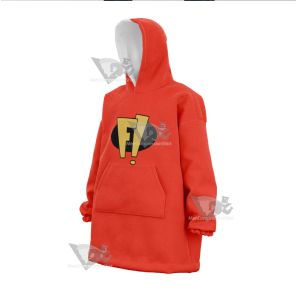 Freakazoid Red Cosplay Snug Oversized Blanket Hoodie