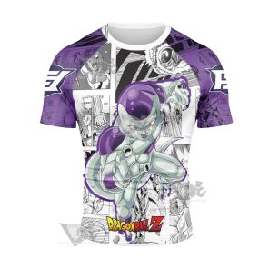 Frieza Dragon Ball Short Sleeve Compression Shirt