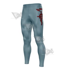 Fullmetal Alchemist Alphonse Elric Blue Mens Compression Legging