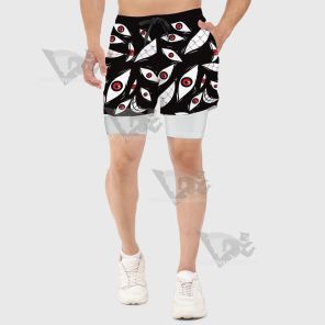 Fullmetal Alchemist Pride Black Men Compression Gym Short