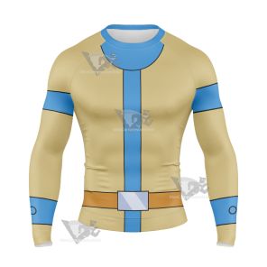 Generator Rex Bobo Haha Yellow Cosplay Long Sleeve Compression Shirt