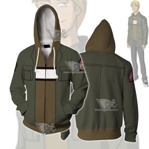 Generator Rex Noah Green Cosplay Zip Up Hoodie