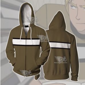 Generator Rex Noah White Line Cosplay Zip Up Hoodie