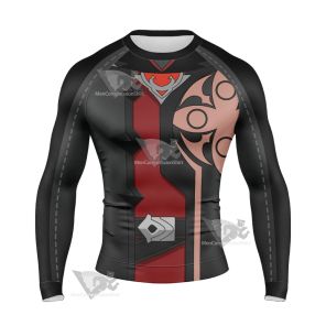 Genshin Impact Fatui Diplomat Viktor Long Sleeve Compression Shirt