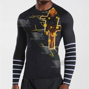 Ghostwire Tokyo Hannya Long Sleeve Compression Shirt