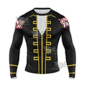 Gintama Shinsengumi Black Long Sleeve Compression Shirt