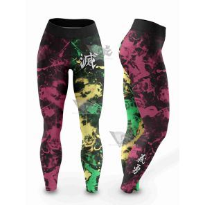 Giyu Tie Dye Women Compression Leggings