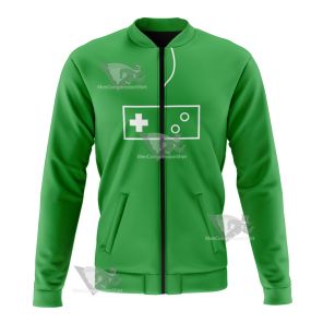 Glitch Techs High Five Green Cosplay Bomber Jacket