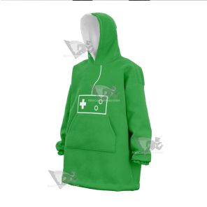 Glitch Techs High Five Green Cosplay Snug Oversized Blanket Hoodie