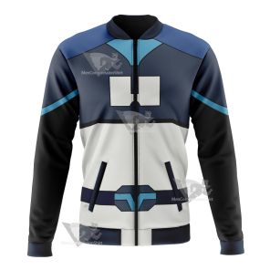 Glitch Techs Miko Kubota Blue Cosplay Bomber Jacket