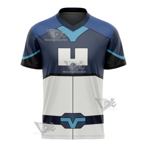 Glitch Techs Miko Kubota Blue Cosplay Football Jersey