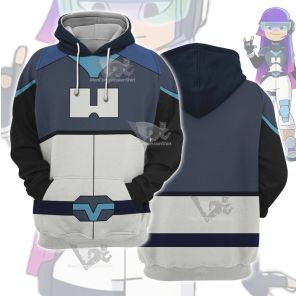 Glitch Techs Miko Kubota Blue Cosplay Hoodie