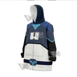 Glitch Techs Miko Kubota Blue Cosplay Snug Oversized Blanket Hoodie