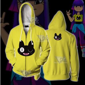 Glitch Techs Miko Kubota Cat Cosplay Zip Up Hoodie