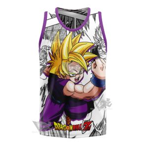 Gohan Super Saiyan Dragon Ball Basketball Jersey