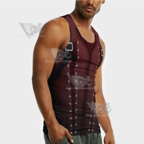 Green Arrow Season 3 Roy Harper Red Sleeveless Compression Shirt