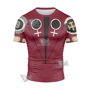 Guilty Gear Strive Ino Short Sleeve Compression Shirt