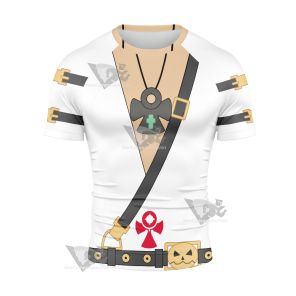 Guilty Gear Strive Jack O Jack O Valentine Short Sleeve Compression Shirt