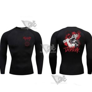 Guts Screaming Long Sleeve Compression Shirts