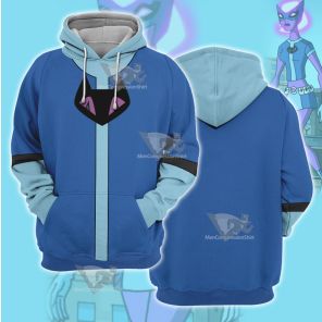 Gwen Tennyson In Omniverse Blue Cosplay Hoodie