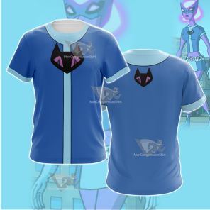 Gwen Tennyson In Omniverse Blue Cosplay T-Shirt