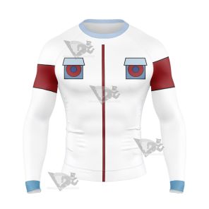 Happy Tree Friends Cuddles White Cosplay Long Sleeve Compression Shirt