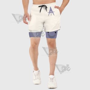 Hazbin Hotel Adam White Men Compression Gym Short