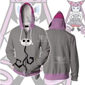 Hero 108 Mystique Sonia Grey Cosplay Zip Up Hoodie