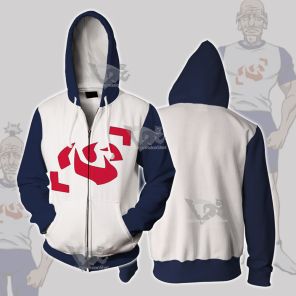 Hunter X Hunter Isaac Netero Cosplay Zip Up Hoodie