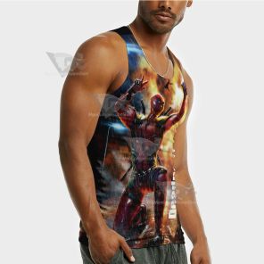 Hyper Deadpool Black Sleeveless Compression Shirt