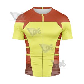 Invincible Rex Splode Rash Guard Compression Shirt