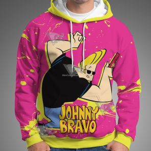 Johnny Bravo Pink Cosplay Hoodie