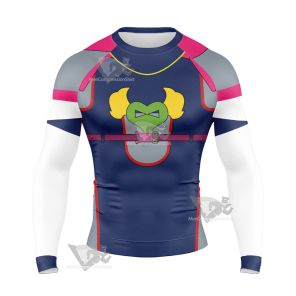 Jojo Bizarre Adventure Jodio Joestar Long Sleeve Compression Shirt