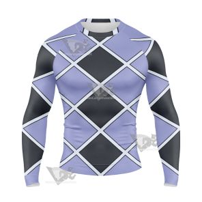 Jojo Bizarre Highway Star Long Sleeve Compression Shirt