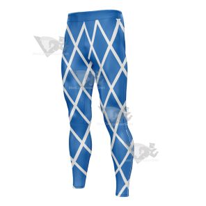 Jojos Bizarre Adventure Guido Mista Blue Mens Compression Legging