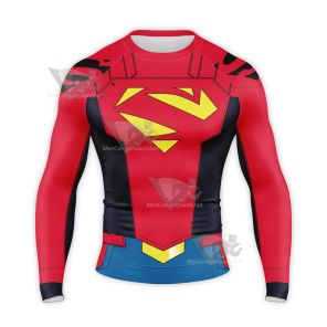 Jon Kent New Suit Long Sleeve Compression Shirt