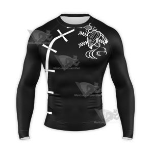 Jujutsu Kaisen Gojo Satoru Tang Suit Long Sleeve Compression Shirt