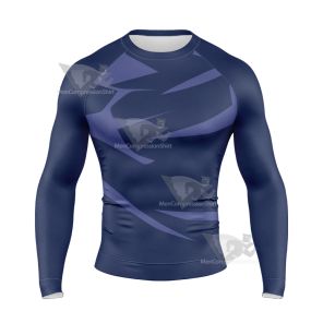 Jujutsu Kaisen Toge Inumaki Blue Long Sleeve Compression Shirt