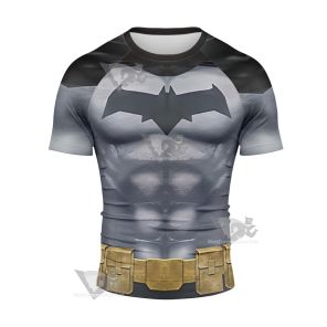 Justice League Warworld Batman Short Sleeve Compression Shirt