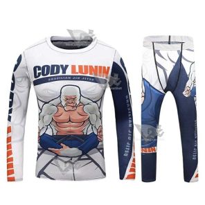 Kids Gorilla Snowflake White Gorilla Elite Long Sleeve Compression Set