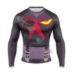 Kill La Kill Matoi Ryuko Uniform Long Sleeve Compression Shirt