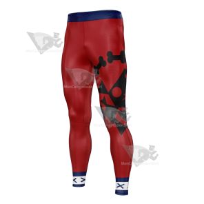 Kingdom Hearts 2 Pence Dogstreet Red Men Compression Legging