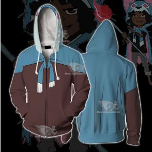 Kipo Wolf Brown Cosplay Zip Up Hoodie