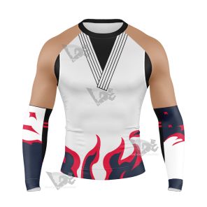 Kof The King Of Fighters Andy Bogard Long Sleeve Compression Shirt