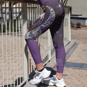 Kou Taiki Sailor Moon Sailor Star Maker Purple Women Leggings