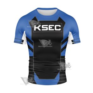 Ksec Mirrors Edge Catalyst Short Sleeve Compression Shirt