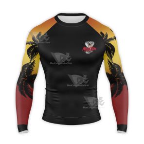 Kung Fury Snake Long Sleeve Compression Shirt