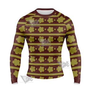 Law Wano One Piece Long Sleeve Compression Shirt