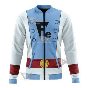 Legion Of Super Heroes Ferro Lad Blue Cosplay Bomber Jacket