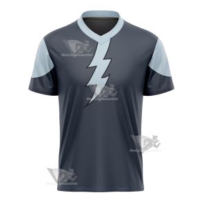 Legion Of Super Heroes Mekt Ranzz Grey Cosplay Football Jersey